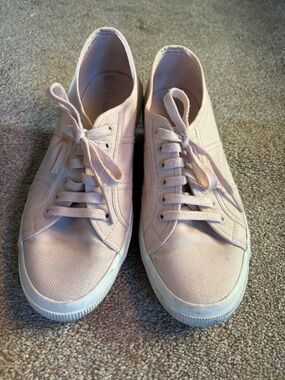 Superga Light Pink Canvas Low-Top Sneakers Cotu Classic. 10/41.5